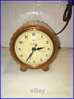 Catalin Clock General Electric Julep 7H80 / Telechron Vintage Retro Art Deco