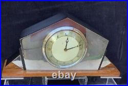 Chromium Art Deco Clock