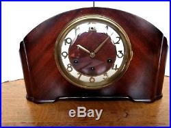 Clean Working Art Deco 8 Day Seth Thomas Westminster Chime Mantle Clock With Key