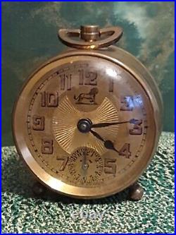 Clock/Alarm Clock/Desk Clock Art Deco Duverdrey and Bloquel/Bayard/Works