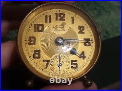 Clock/Alarm Clock/Desk Clock Art Deco Duverdrey and Bloquel/Bayard/Works