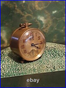 Clock/Alarm Clock/Desk Clock Art Deco Duverdrey and Bloquel/Bayard/Works