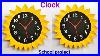 Clock Making Using Cardboard Clock Model Idea For School Project How To Make Wall Clock Easy