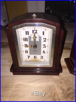 Collection of French Jaz art deco bakelite clocks