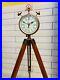 Copper Clock with Tripod Stand Modern Industrial Style Clock