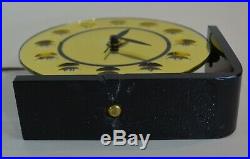Damaged, Rare Crystal Bent Fyrart Art Deco Clock
