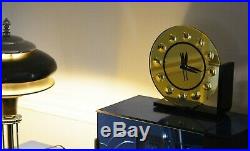 Damaged, Rare Crystal Bent Fyrart Art Deco Clock