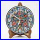 Decorative Clock Round USEINOV SEYMUR Ceramics 2020 Handmade Multicolor Time