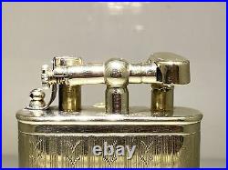 Dunhill Art Deco Vintage 14k 14c Yellow Gold Lighter Clock 143752 1022140 Antiqu