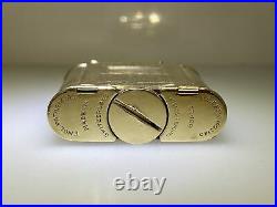 Dunhill Art Deco Vintage 14k 14c Yellow Gold Lighter Clock 143752 1022140 Antiqu