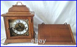 Dutch Westminster Clock Christiaan Huygens Moonphase Wall Console 8 Day Key Wind