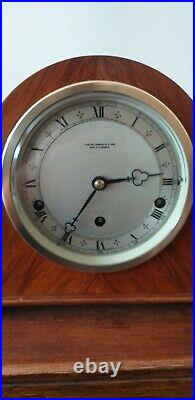 Elliott Mantel clock With Westminster Chimes And Warrington In Superb condition