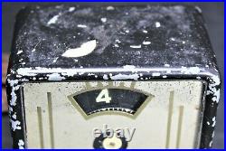 Eltime Timeter Jump Hour Art Deco Desk or Shelf Clock Vintage Parts/Repair