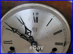 Enfield Royal Art Deco Elegant Westminster Chiming Mantel Wooden Clock England