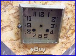 Estate Sale Find RARE Antique French Art Deco Marble Mantel Clock AS IS