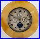 European Watch & Clock Co Agate and Diamond Calendar Clock with Moonphase C1920