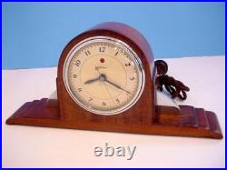 Excellent Vintage 1934-35 TELECHRON Commonwealth Model 3F01 Mahogany OVERHAULED