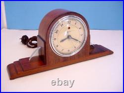 Excellent Vintage 1934-35 TELECHRON Commonwealth Model 3F01 Mahogany OVERHAULED