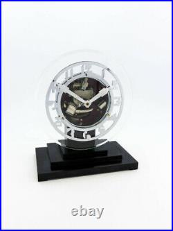 Extremely rare and beautiful ATO table desk clock made in the 30´s, art deco