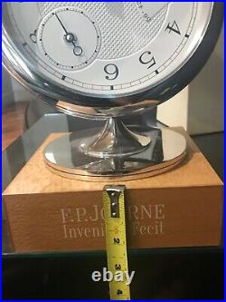 F. P. Journe Novelty Limited Edition Wooden Stand Desk Mirror / Clock RARE
