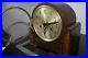FULLY FUNCTIONING Antique Art Deco Mantel Clock Chime with Key & Pendulum