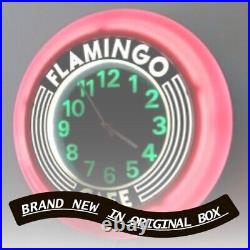 Flamingo Cafe Art Deco Wall clock Clock Brand New With Original Packaging