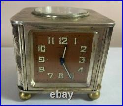 Fortnum & Mason 5 window clock, Barometer, Thermometer, hygro and compass 1930s