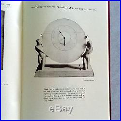 Frankart Rare Round Art Deco Metal And Glass Clock