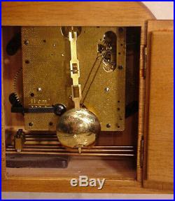 Franze Hermle Art Deco Mantel Shelf Clock 8 Day Retro vintage pendule WithKey Old