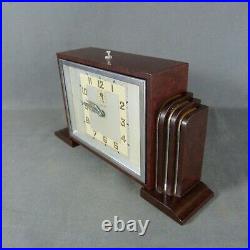 French Original Art Deco Bakelite Alarm Clock from BAYARD Made in France WORKS