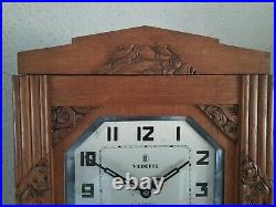 French Vedette Westminster chime wall clock NOT Odo (0351)