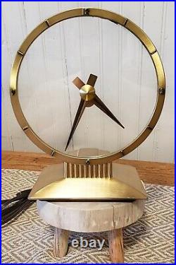 Fully Restored and Working Vintage Jefferson Golden Hour Mystery Clock