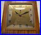 G. E. Clock Stanwood Model # AB4F54 (Zebrawood veneer) 1933-38 Runs-Keeps Time
