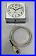 GE Telechron White/Chrome Clock Model 2F01 Consort, 1932-39, Runs & Keeps Time
