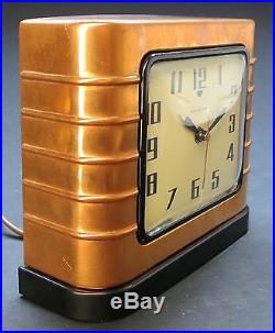 General Electric/Telechron #3F56 Vogue Restored Art Deco Electric Clock
