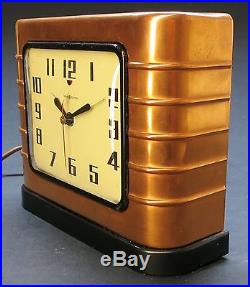 General Electric/Telechron #3F56 Vogue Restored Art Deco Electric Clock