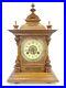 German Antique Mantel Bracket Clock Art Deco Junghans Castle 1920s