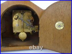 German Antique Mantel Shelf Junghans Clock Art Deco Bauhaus 8 day REPAIR