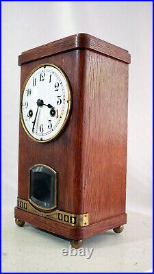 German Art Deco Junghans Table Clock 1920 / 30