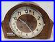 German JUNGHANS Antique Mantel Wuttermberg Clock No Key Art Deco Rare