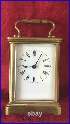 Good French 8 Day Carriage Clock