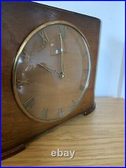 Gorgeous Art Deco Mantle Clock Coin Savings Clock Rare Fully Working