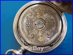 HEBDOMAS, Vintage Pocket Watch SIZE 43 MM -7 JEWELS 1920 Swiss Made