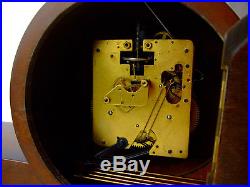 HERMLE chiming antique mantel clock art deco german (Junghans, Kienzle, Mauthe)