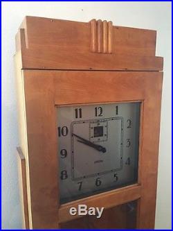 HUGE 66 Standard Electric Master Clock Invar Pendulum Art Deco Style 1930s