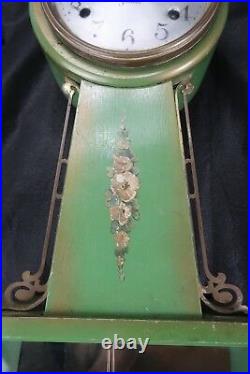 Halifax Eight Day Banjo Clock by Sessions Clock Co