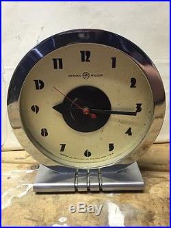 Herman Miller Art Deco Alarm Clock 1930s Gilbert Rohde