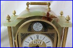 Hermle Euroclock Marble Pillar Mantle Clock Bell Strike 8 Day 2 Hammer 130-080