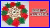 How To Make A Wreath Clock For Christmas Christmas Decoration Ideas Origami Clock Snowflake Diy