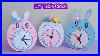 How To Make Paper Table Clock School Project Diy Table Clock Origami Craft Paper Craft